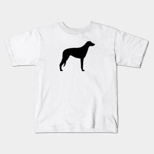 Scottish Deerhound Silhouette Kids T-Shirt